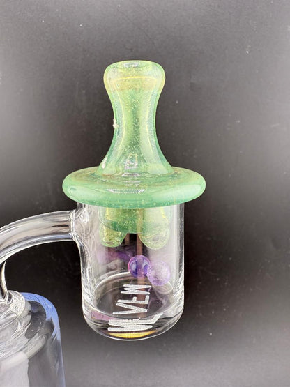 Highgrade Glass Full Color Oversized 28mm Spinner Cap