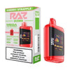 Raz 25 Disposable Nicotine Vape featuring Cherry Strapple flavor and Mega HD screen design.