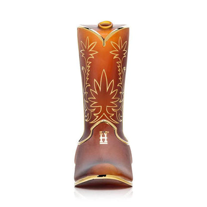 Hemper Glass Flower Piece - Wild West Cowboy Boot XL