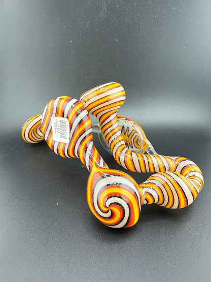 Crondo Glass UV White Orange Dichroic Dry Pipe