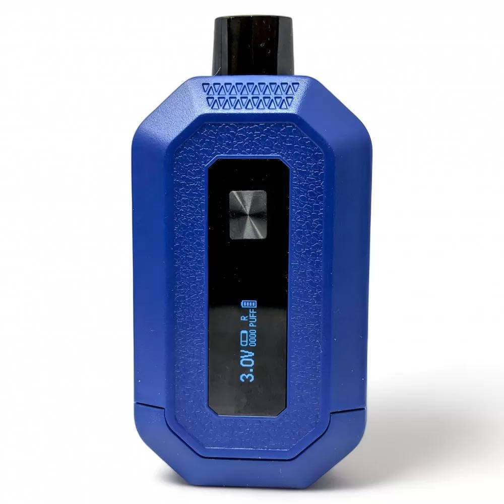 Blue Spaceship Dual Cart 510 Battery with OLED display and auto-draw feature for vaping cartridges