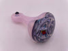 HighGrade Glass Hand Pipe - Pink w/ Reversal Wig Wag Cap