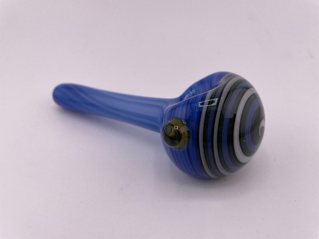 Filla John Glass Dry Pipe - Full Color w/ Wig Wag Cap