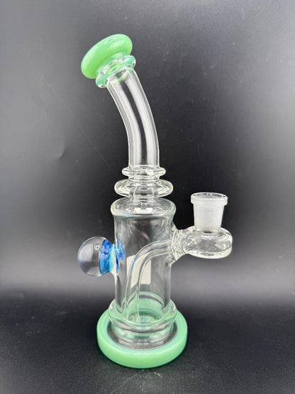 Crondo Glass Banger Hanger w/ Green Lip Wrap 14mm 90°