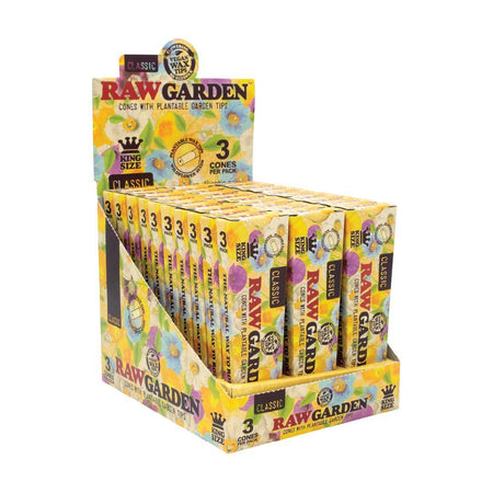 RAW Classic King Size - Garden Cones 3pk