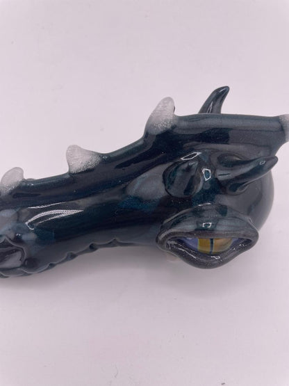 Phranq Glass Dry Pipe - Dragon w/ Scales