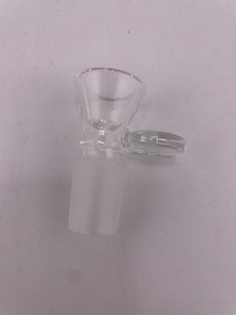 Import Glass 18mm Bowl / Slide - Colored Funnel w/ Handle