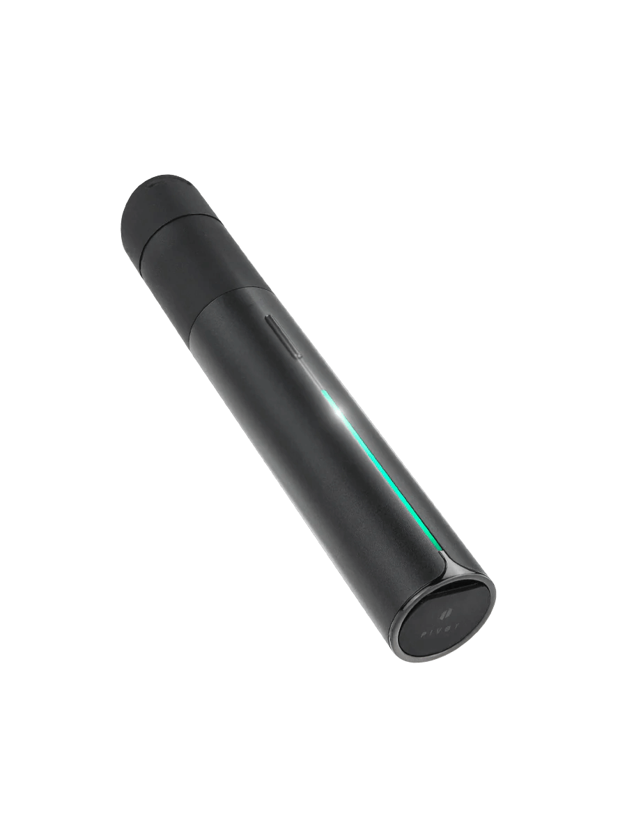 Puffco Pivot Mobile Vaporizer in sleek black design for portable dabbing experience on the go.