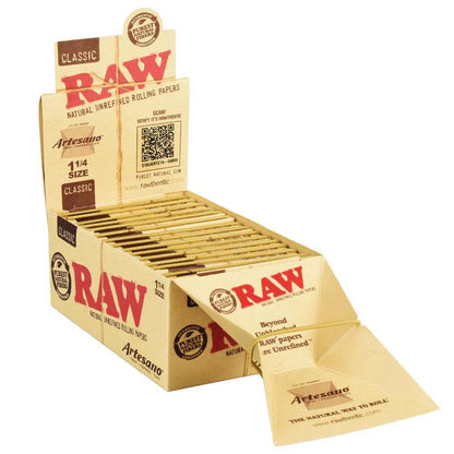 RAW Rolling Papers Artesano Tray Papers 1 1\4