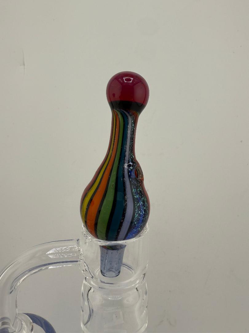 Highgrade Glass Rainbow Dichro Bubble Cap