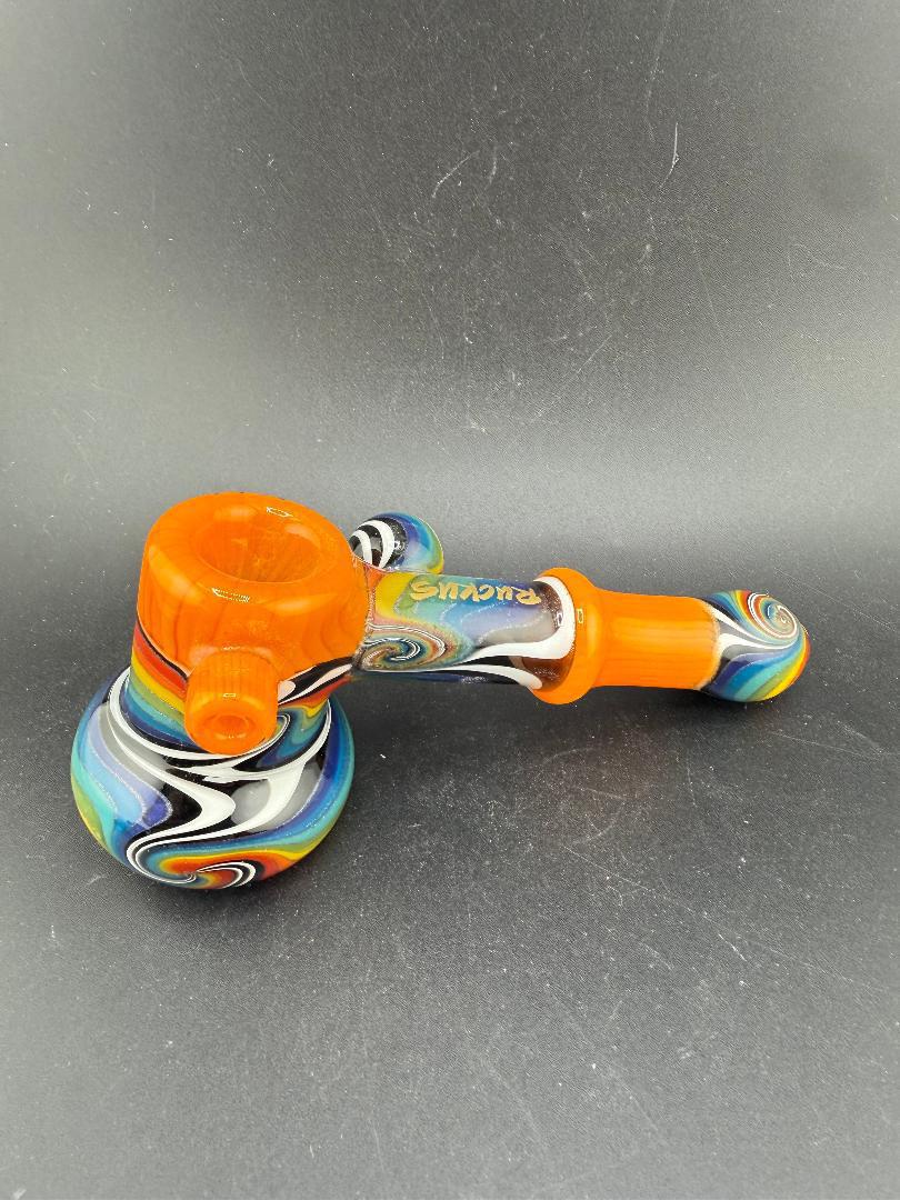 Ruckus Glass Bubbler - 5" Wig Wag