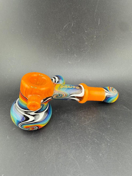 Ruckus Glass Bubbler - 5" Wig Wag