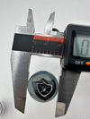 PaulPaulson Pieces 20mm Slurper Marble – Black & Silver Pirate-Inspired Millie