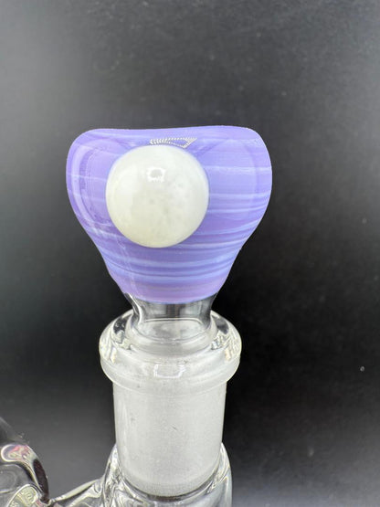 Highgrade Glass Single Color Pinks & Purples 14mm Bowl piece