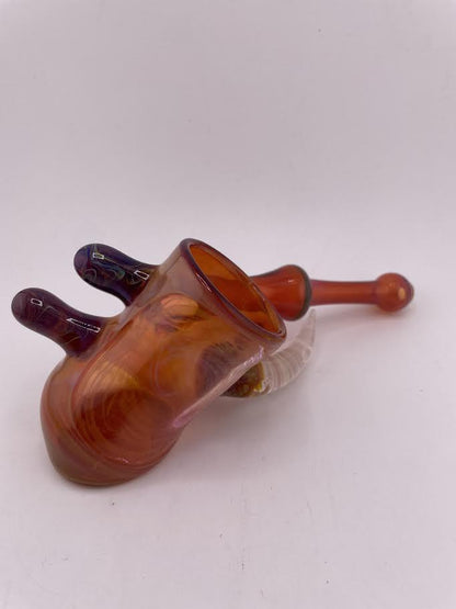 Brando Glass Puffco Proxy Pipe - Amber with Fumed Window