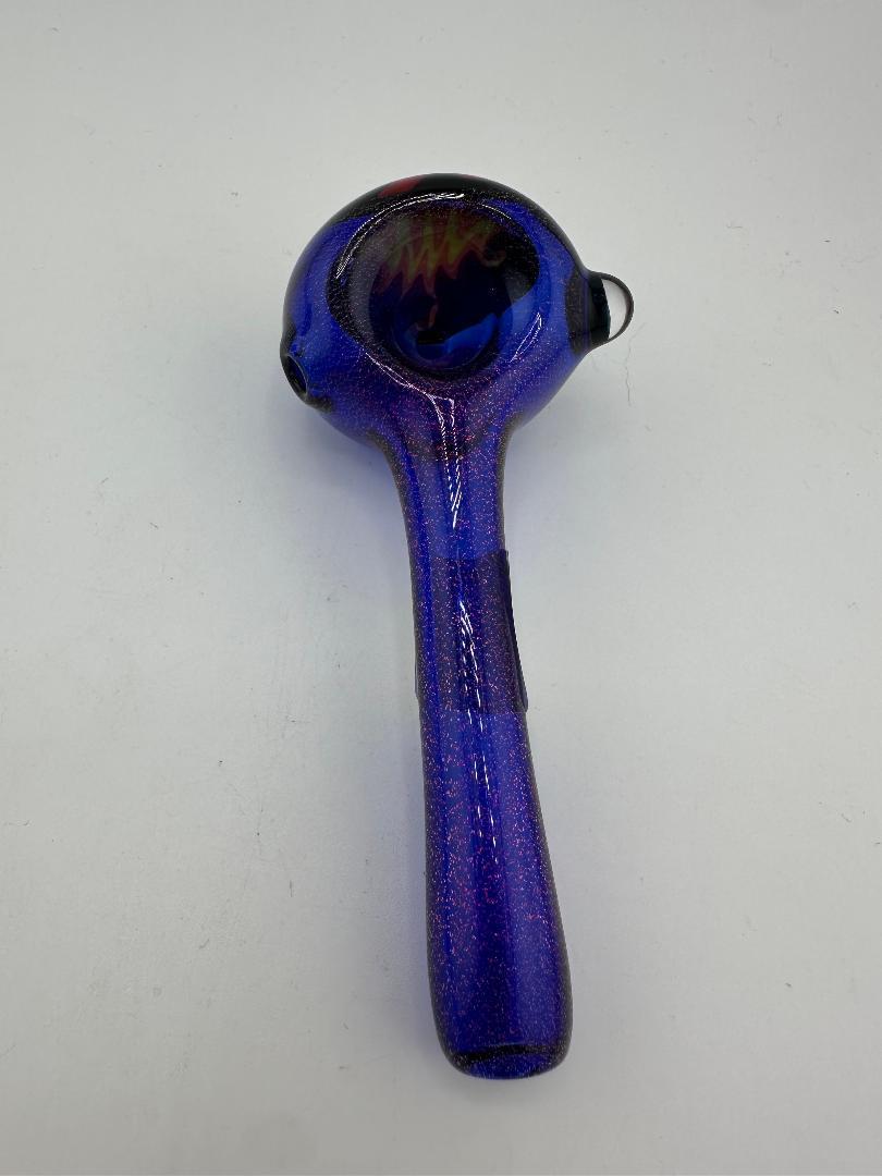 Filla John Glass Dry Pipe - Full Color w/ Wig Wag Cap
