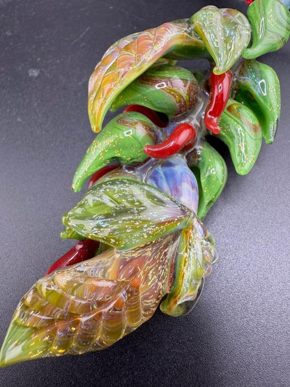 Mr. Gray Glass Nug Study Chillum & Pendant Set