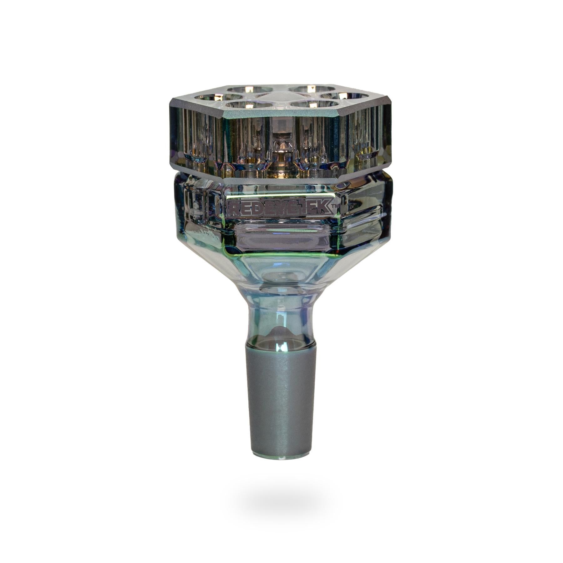 Red Eye Tech 14mm Bowl - Revolution V2 ( Coming Soon ) with hex-cut design and indicator arrow for easy loading.
