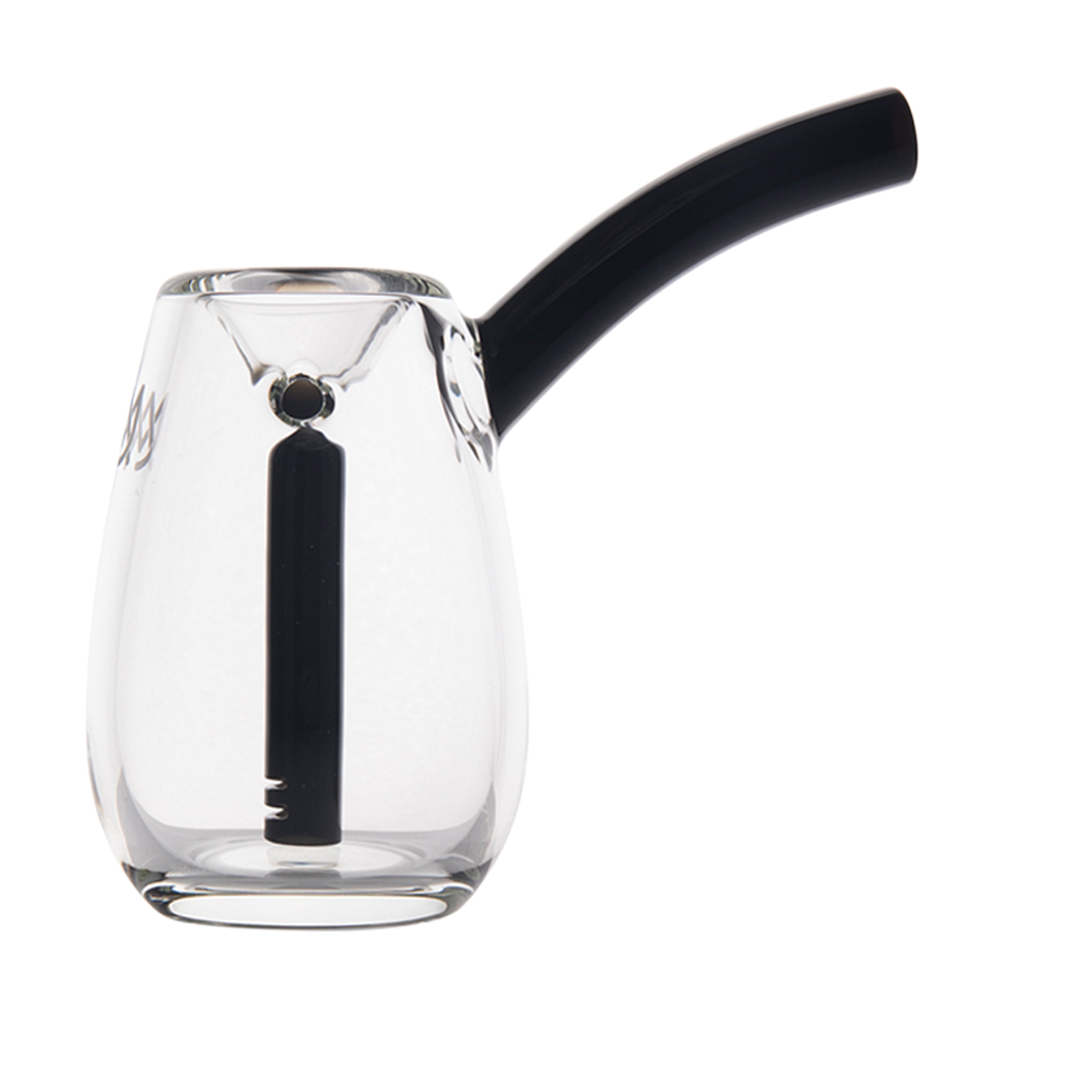 MJ Arsenal Flower Bubbler - Bulb, compact borosilicate glass mini bubbler with durable design and functionality.