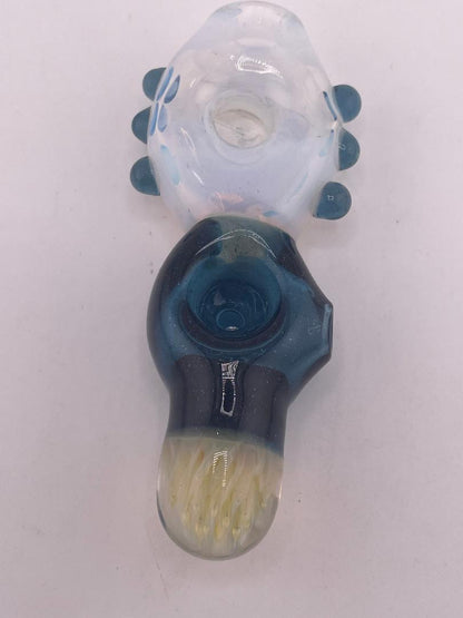 Danny W Glass Hand Pipe - Fumed Implosion w/ Opaline