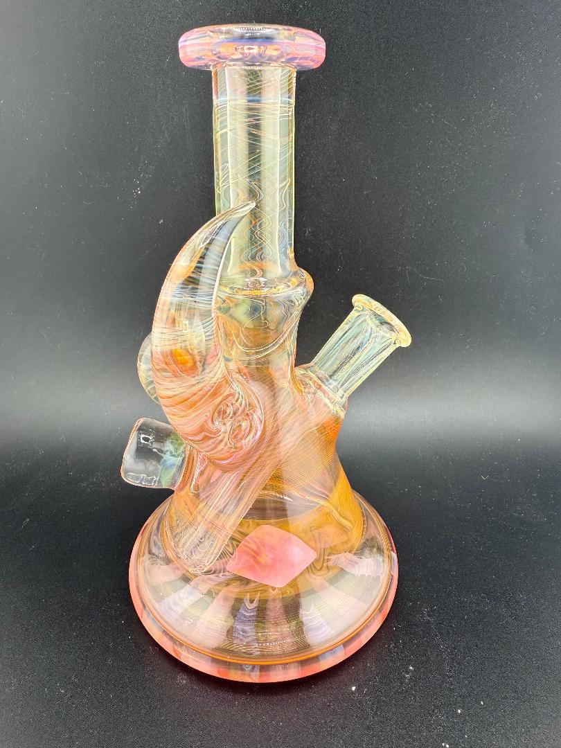 Brando Glass Heavy Fumed Beaker Heavy Fume Wig Wag 10mm 45°