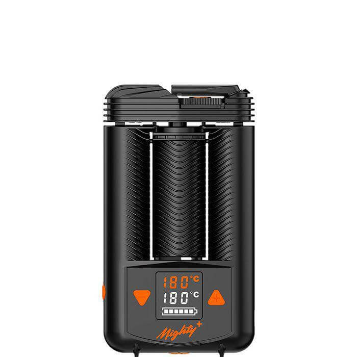 Storz & Bickel Mighty+ Vaporizer showcasing advanced design and precise temperature control for optimal vaping.