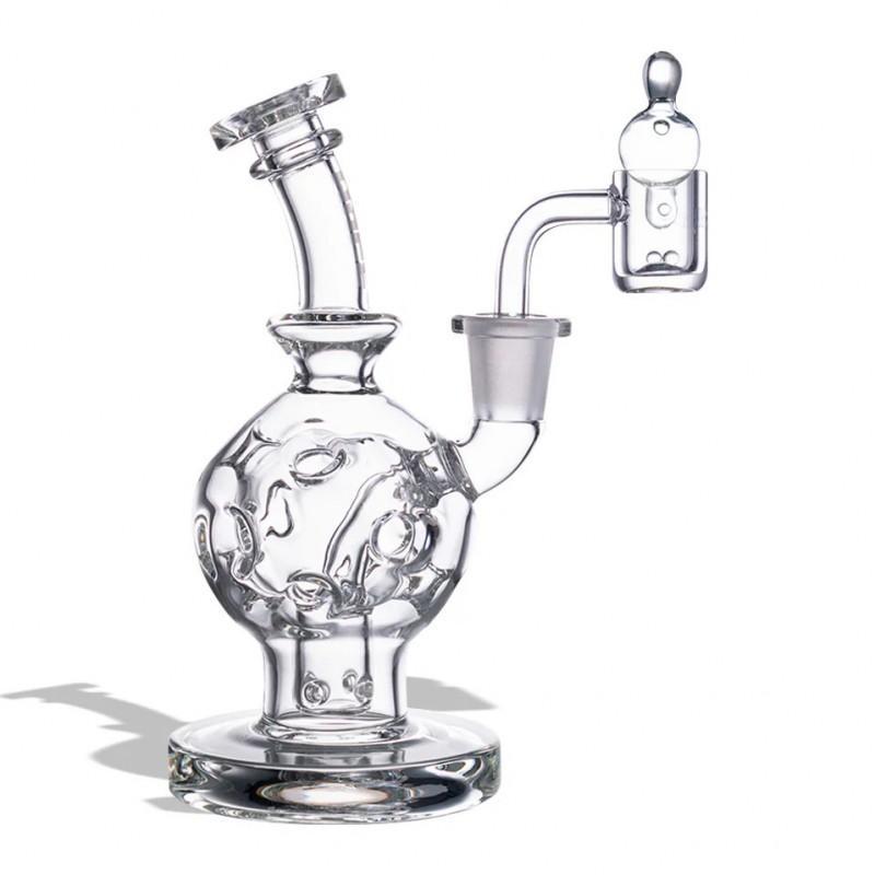 Wulf Mods Atom 14mm Dab Rig w/ Quartz Banger