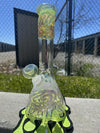 MJHoG 12" Flower Beaker - Squiggle Tech