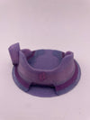 Kandy Custom 3-D Prints Puffco Peak Pro stabilization base in purple color with V1 Hot Knife Holder.