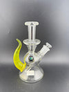 Pugsley Glass Straight Neck Jammer w/ Colored Horn & opal 10mm 45°