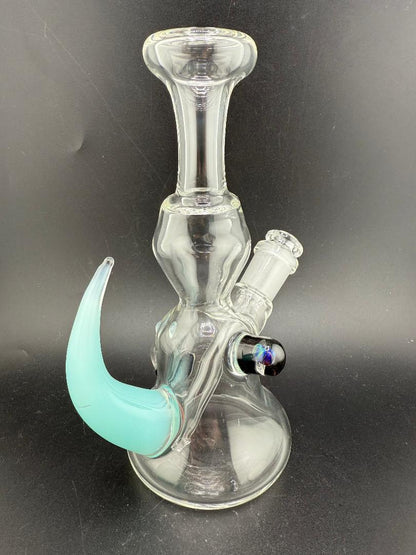Pugsley Glass Clear Jammer w/ Colored Horn & Opal 10mm 45°