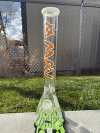 MAV Glass 9mm Thick 18" Beaker 14mm 45° - Pizza