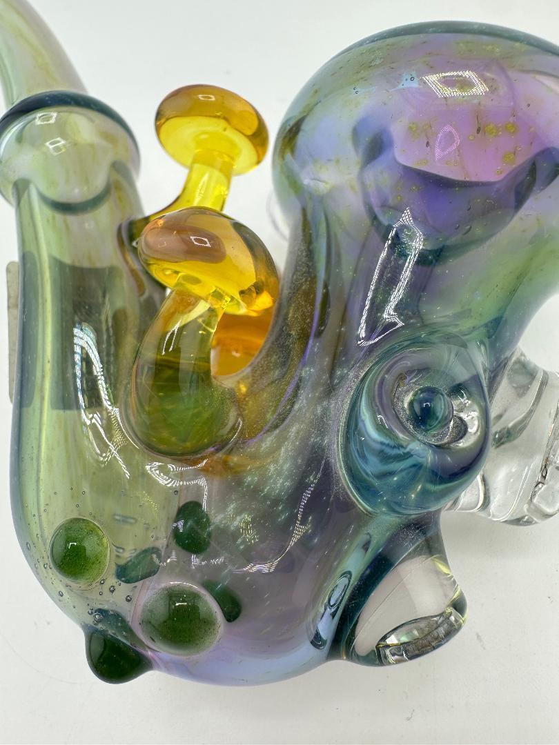 Brando Glass Sherlock - Space Tech w/ Marble & Horn Attachments