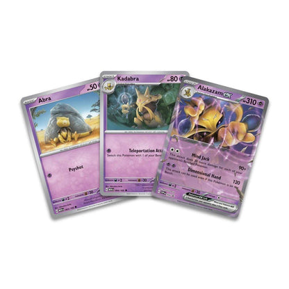 Pokémon TCG Scarlet & Violet 151 Alakazam ex Collection - 4 Booster Packs | Factory Sealed