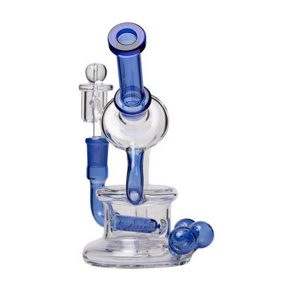 Human Grade 7.5" Recycler 45 (Triple Marble) 14mm