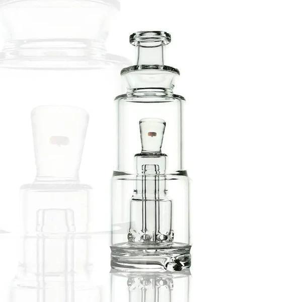 Iridescent Glass Stacked Puffco Peak Attachment Glass Replacement - V2 Chugger