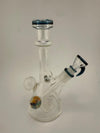 Lylo Glass Color Accent Mini Beaker 10mm handmade in Spokane, compact and high-quality for concentrates and dry herbs.