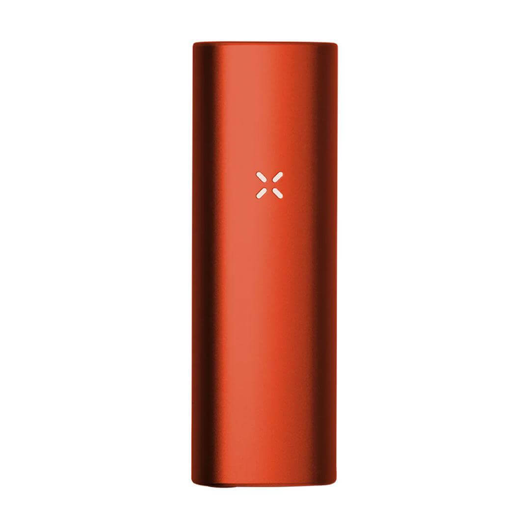 Pax Mini Portable Vaporizer in a sleek red design, perfect for on-the-go flower use and compatible with various PAX accessories.