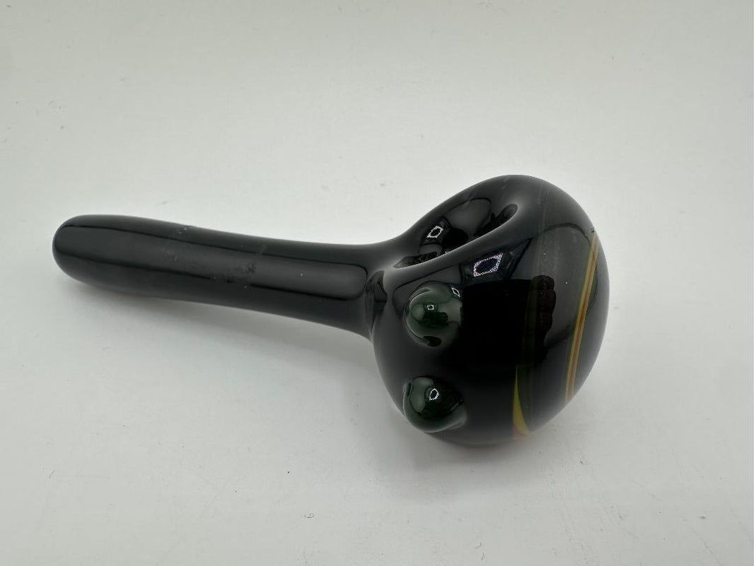 Filla John Glass Dry Pipe - Full Color W/ Wig Wag Cap