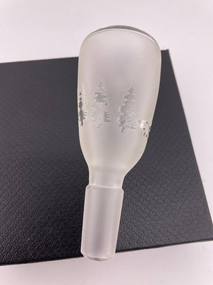 Brando Glass 14mm Bowl / Slide - Nature Sandblasted