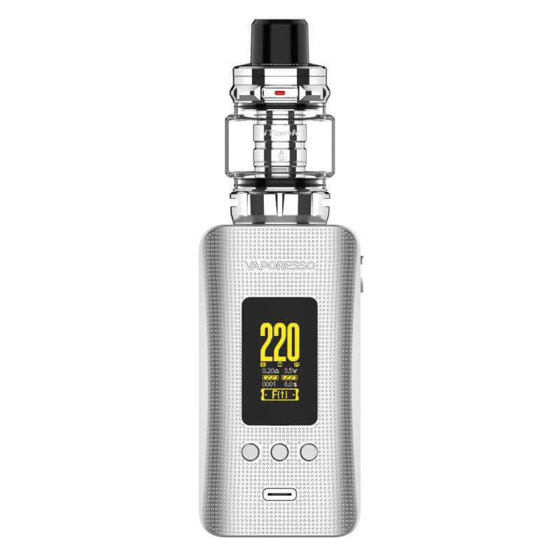 Vaporesso Gen 200 Itank 2 Kit, sleek design with digital display for vaping enthusiasts
