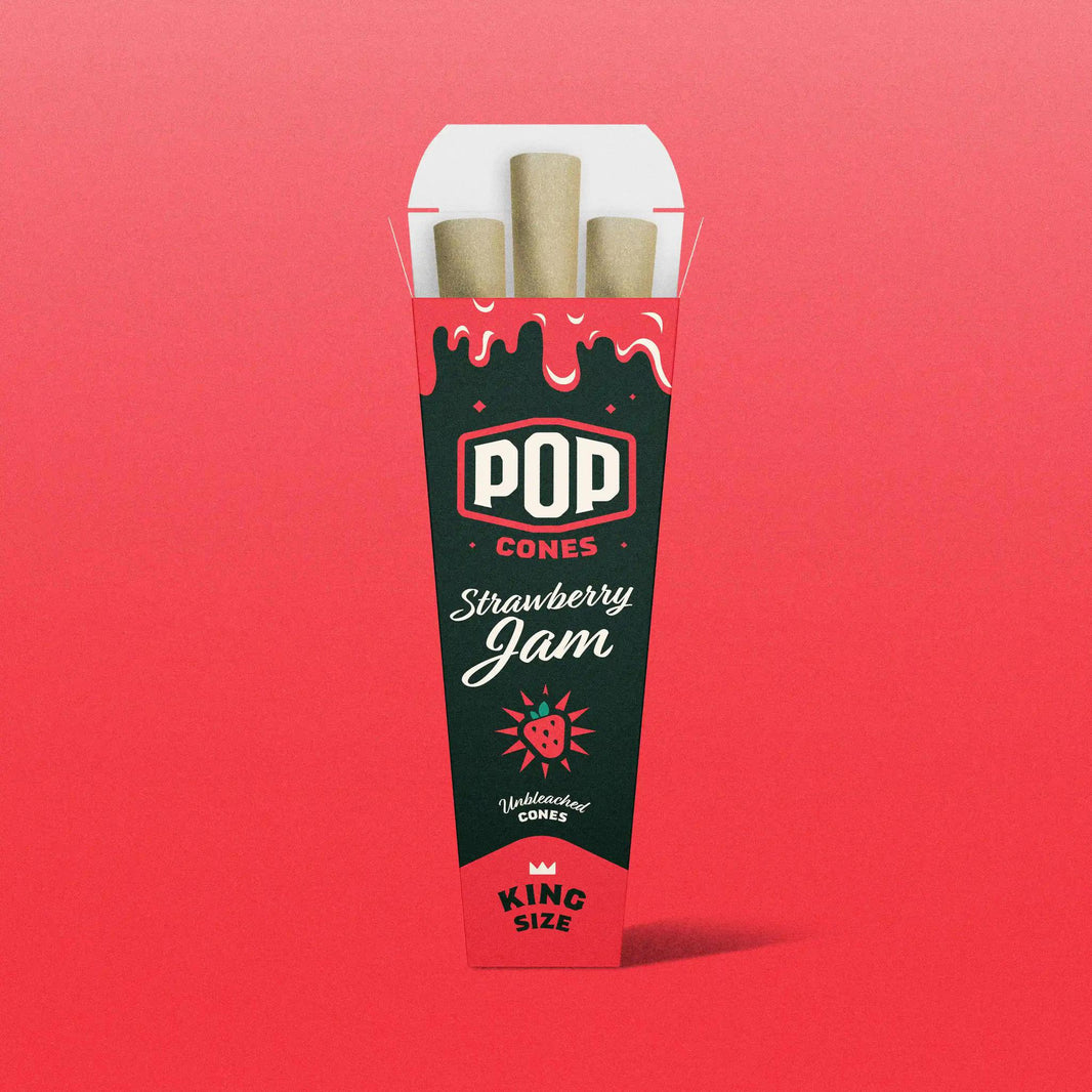 Pop Cones King Size Unbleached Cones