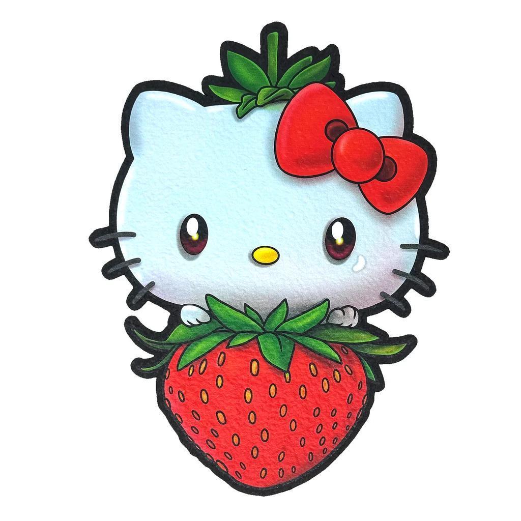 MoodMats Protective Mat – Hello Berry by @idabtoons