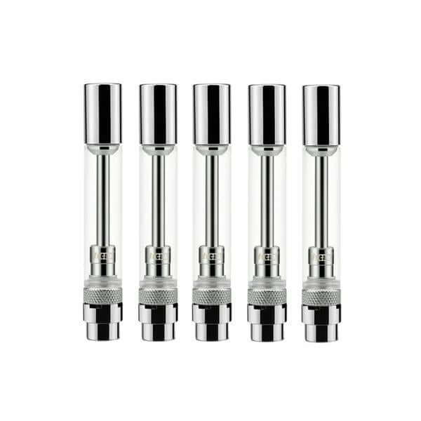Yocan Hive Atomizers set, featuring five leak-proof components for thick and thin oils, designed for even heating.