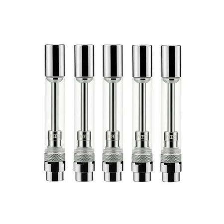 Yocan Hive Atomizers set, featuring five leak-proof components for thick and thin oils, designed for even heating.