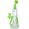 AFM Glass 9.5" Nebula Glass Recycler Dab Rig TX076 14mm 90°