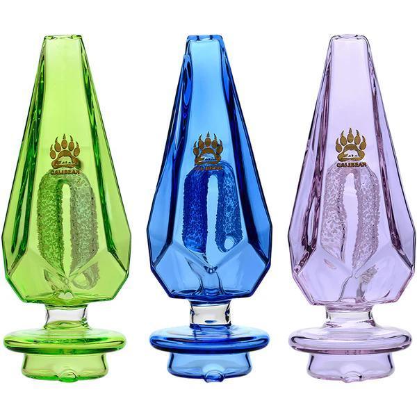 CaliBear Glass Carta / Carta 2 / Carta Sport Glass Attachment - Full Color Hexagon Gummy Perc w/ Encased Opal