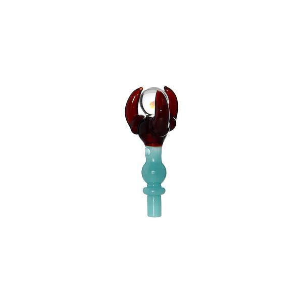 CaliBear Glass  Dr Dabber Switch 2 Joystick Carb Cap - Dragon Claw Opal