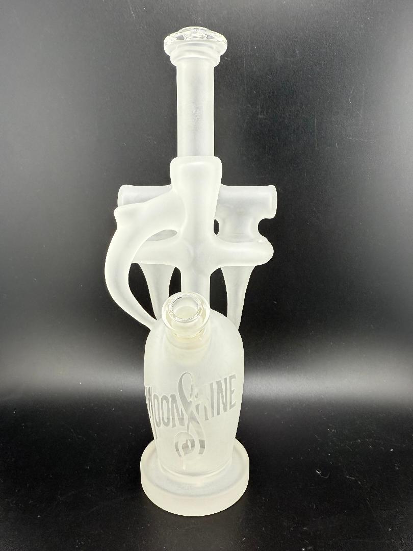 Domer Glass x Brando Welk (Montage Glass) Collab – Moon Shine Jug Double 10mm Recycler