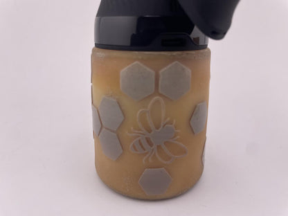 Brando Glass Puffco Proxy Core Accessory -  Bee Hive Honey Comb Base & Mouth Piece  ( Yellow )
